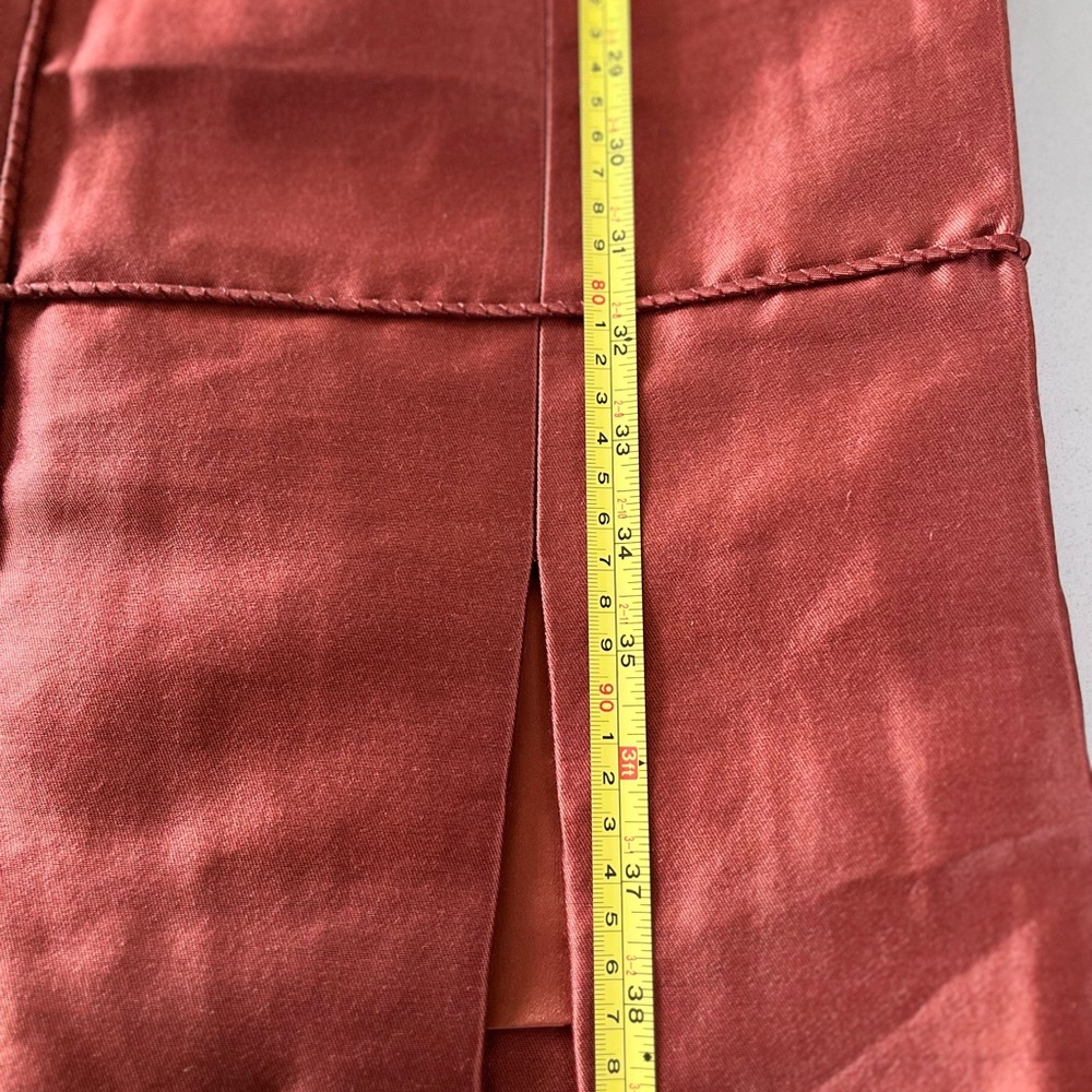 NWOT Chado Ralph Rucchi Salmon Silk Cocktail Dress - size 6 - Picture 8 of 12